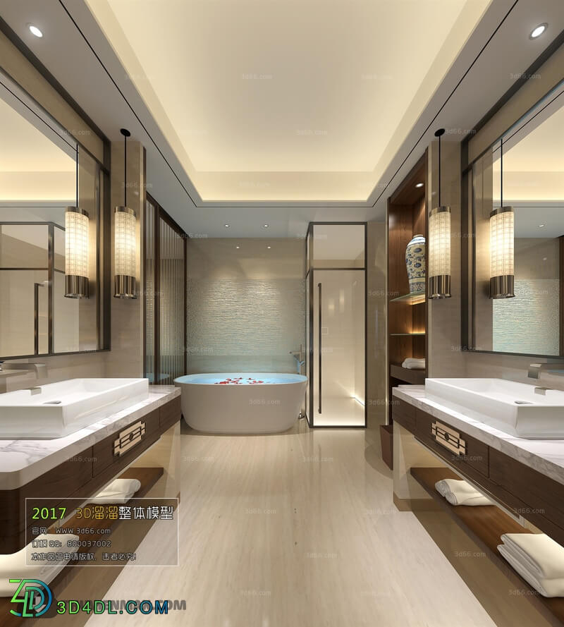 3D66 2017 Chinese Style Bathroom 2982 048