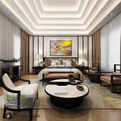 3D66 2017 Chinese Style Bedroom Hotel 3575 031 