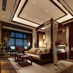 3D66 2017 Chinese Style Bedroom 2734 118 