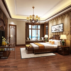 3D66 2017 Chinese Style Bedroom 2735 119 