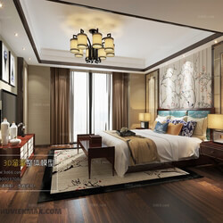 3D66 2017 Chinese Style Bedroom 2737 121 