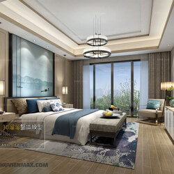 3D66 2017 Chinese Style Bedroom 2738 122 