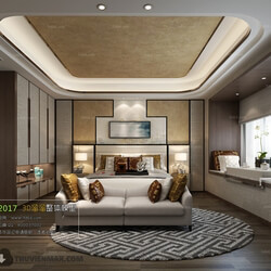 3D66 2017 Chinese Style Bedroom 2740 124 