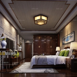 3D66 2017 Chinese Style Bedroom 2743 127 