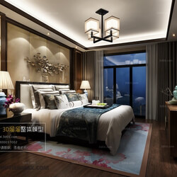 3D66 2017 Chinese Style Bedroom 2745 129 