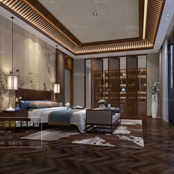 3D66 2017 Chinese Style Bedroom 2747 131 