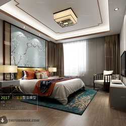 3D66 2017 Chinese Style Bedroom 2750 134 