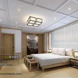 3D66 2017 Chinese Style Bedroom 2751 135 