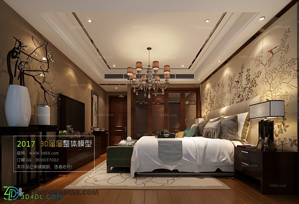 3D66 2017 Chinese Style Bedroom 2753 137