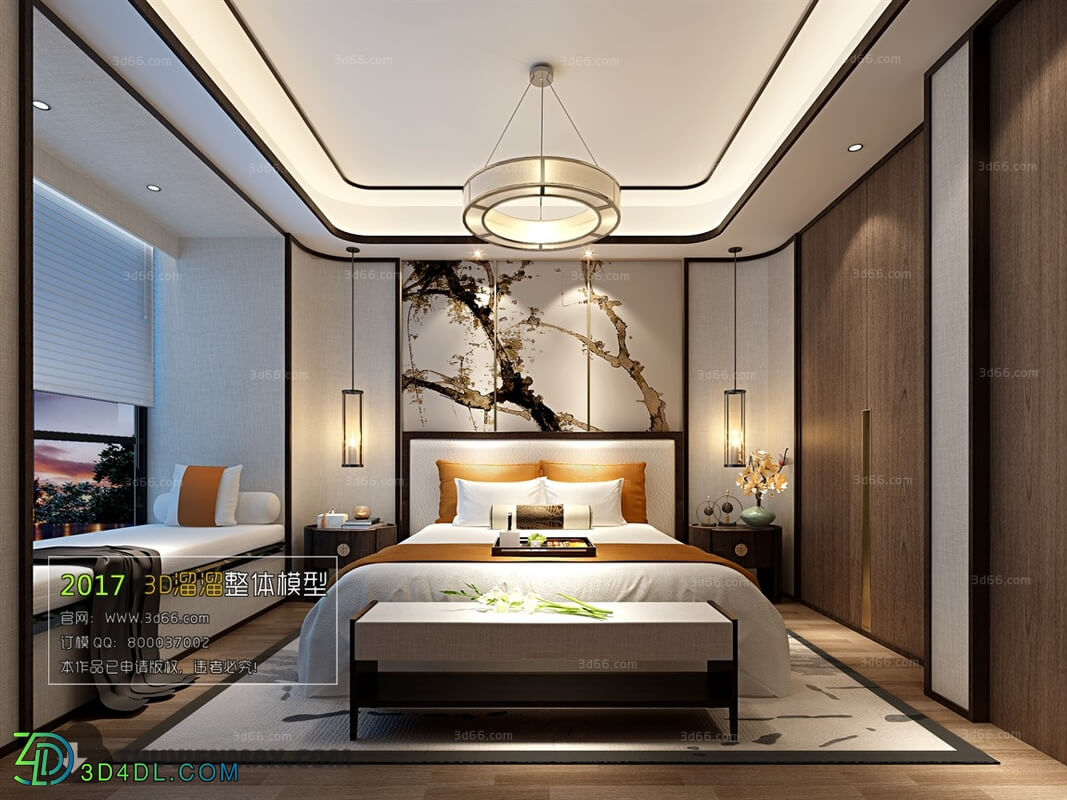 3D66 2017 Chinese Style Bedroom 2755 139