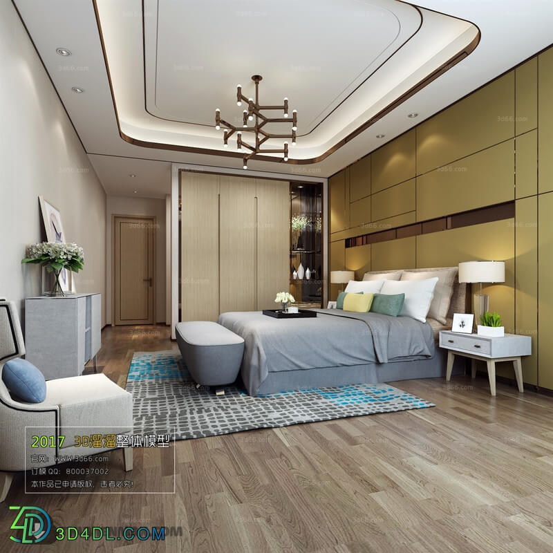 3D66 2017 Chinese Style Bedroom 2757 141