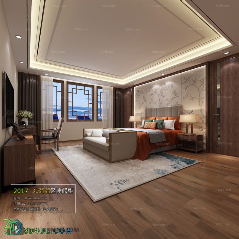 3D66 2017 Chinese Style Bedroom 2759 143