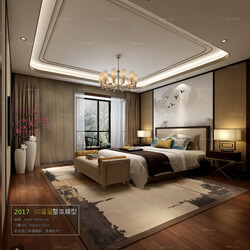 3D66 2017 Chinese Style Bedroom 2761 145 