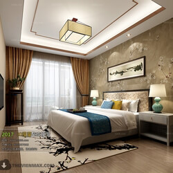 3D66 2017 Chinese Style Bedroom 2764 148 