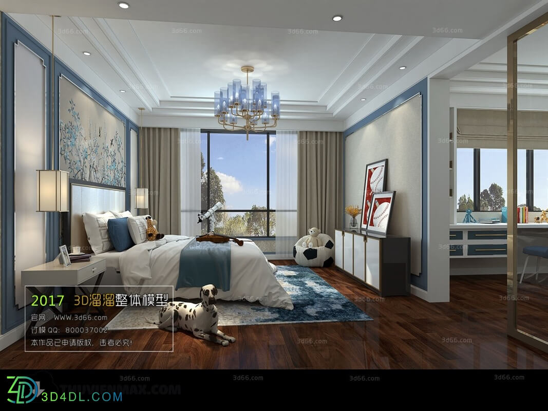 3D66 2017 Chinese Style Bedroom 2765 149