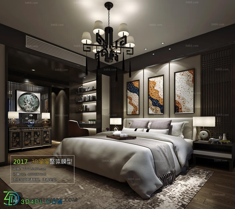 3D66 2017 Chinese Style Bedroom 2770 154