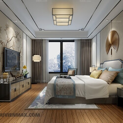 3D66 2017 Chinese Style Bedroom 2771 155 
