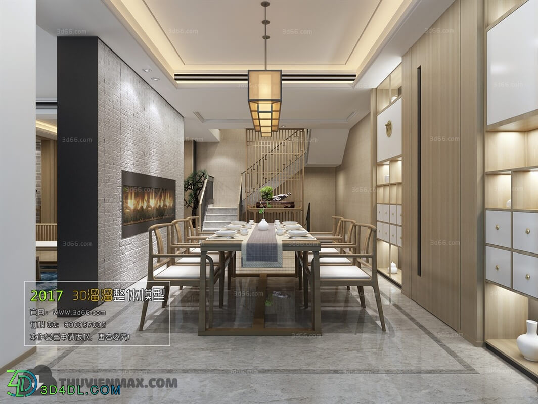 3D66 2017 Chinese Style Dining Room 2527 062