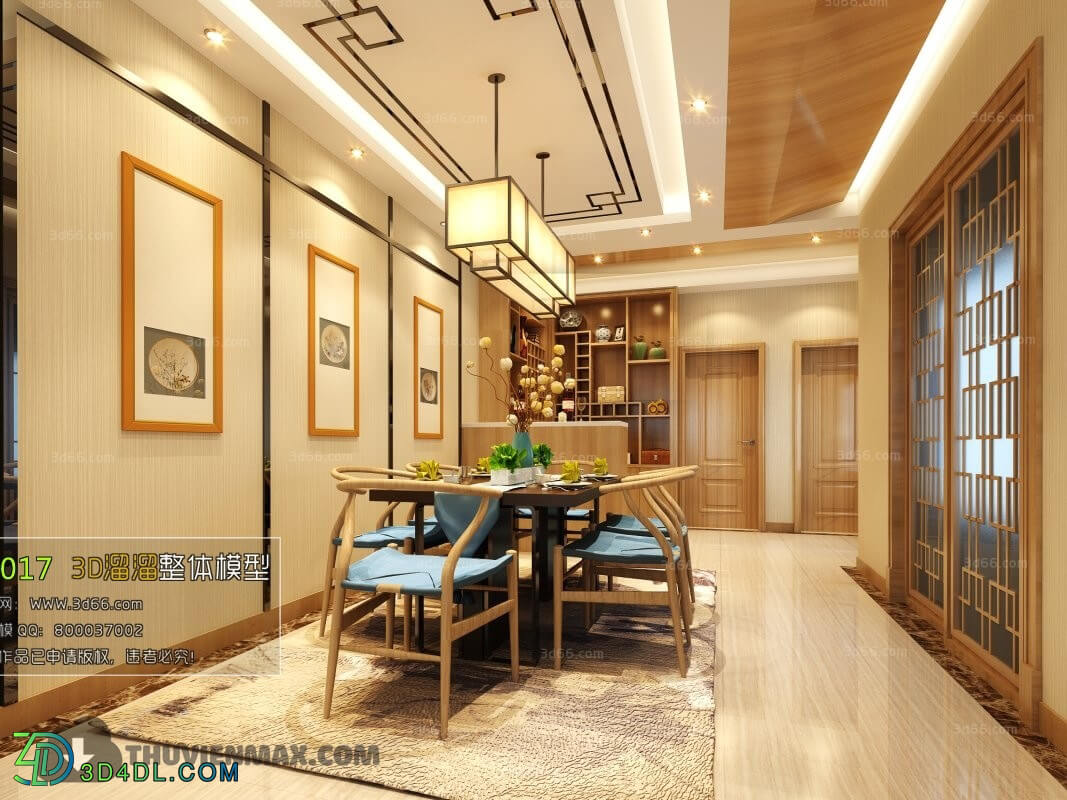 3D66 2017 Chinese Style Dining Room 2529 064