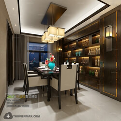 3D66 2017 Chinese Style Dining Room 2530 065 