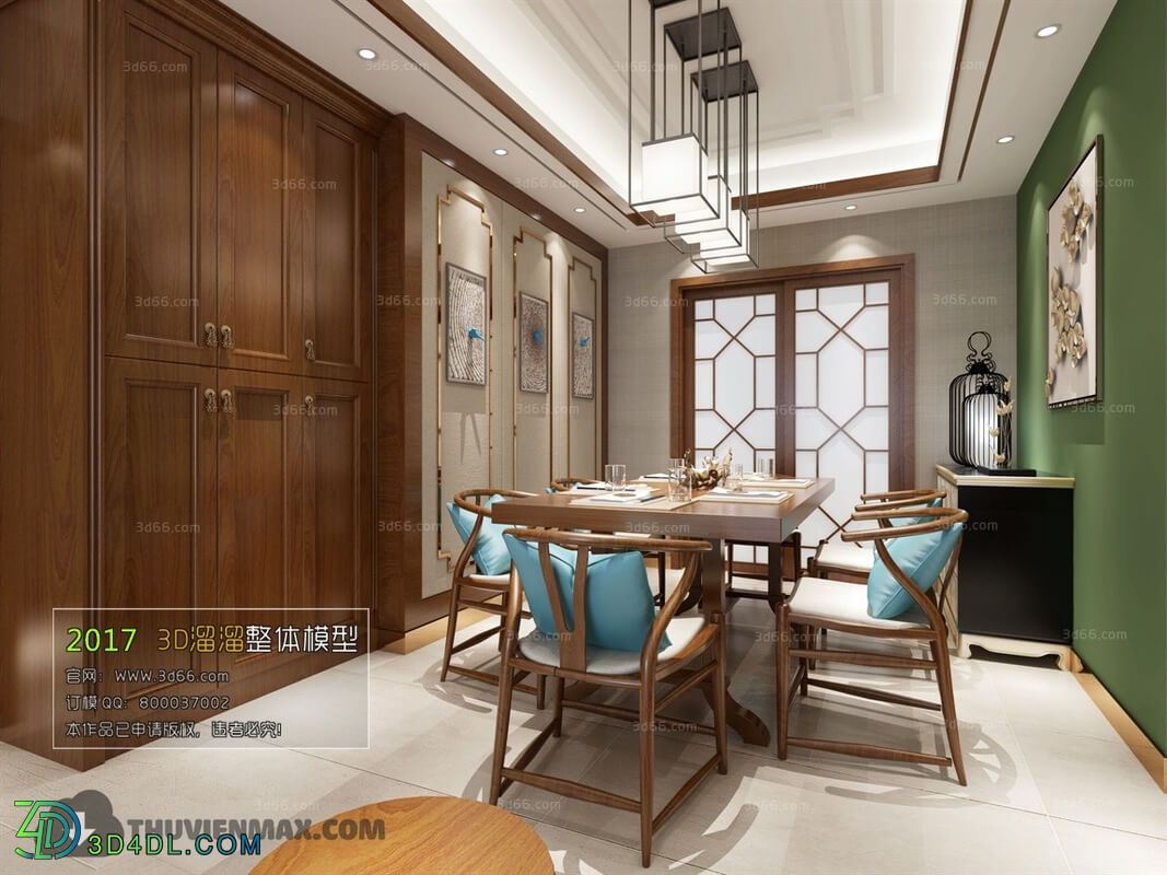 3D66 2017 Chinese Style Dining Room 2532 067