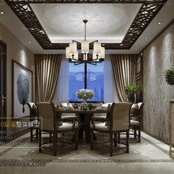 3D66 2017 Chinese Style Dining Room 2535 070 