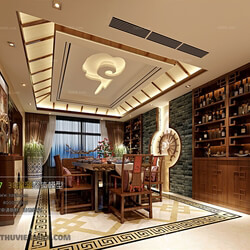 3D66 2017 Chinese Style Dining Room 2538 073 
