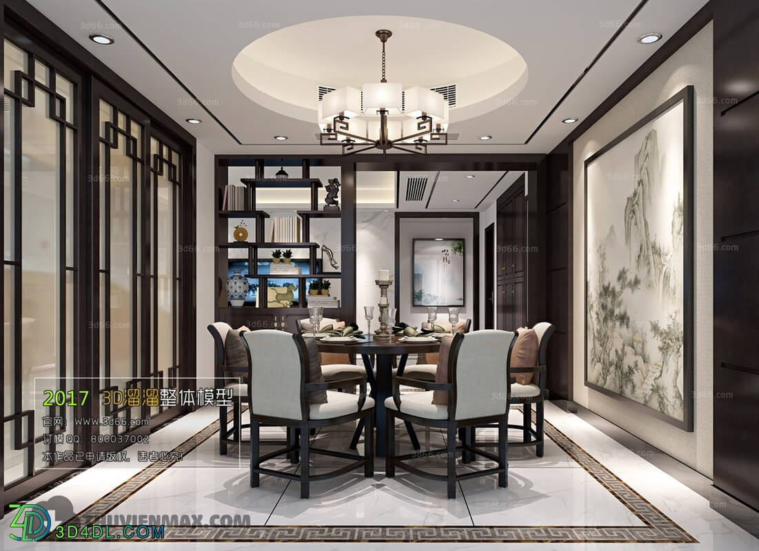 3D66 2017 Chinese Style Dining Room 2543 078