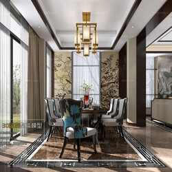 3D66 2017 Chinese Style Dining Room 2551 086 