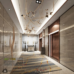 3D66 2017 Chinese Style Elevator Space 3713 036 