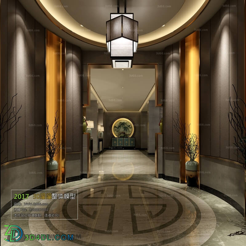3D66 2017 Chinese Style Elevator Space 3714 037