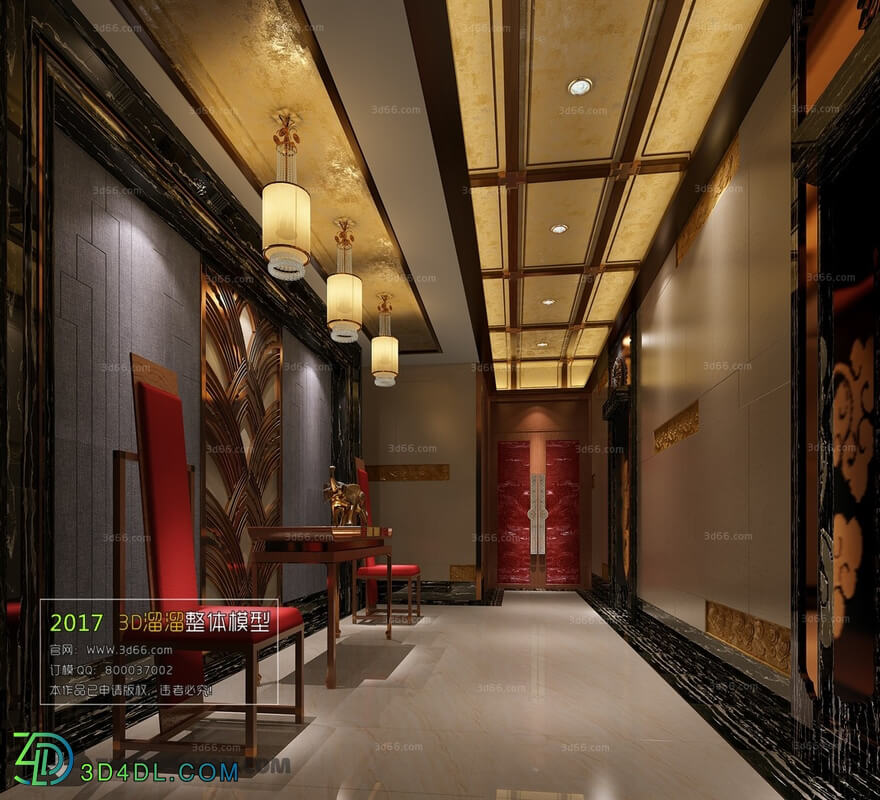 3D66 2017 Chinese Style Elevator Space 3715 038