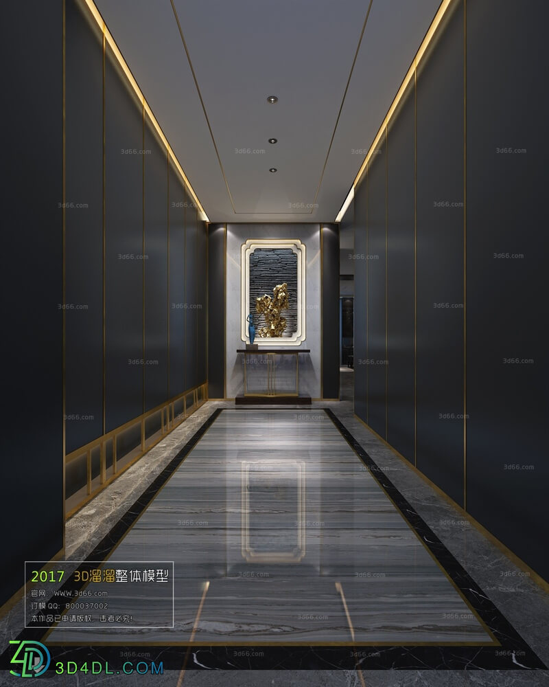 3D66 2017 Chinese Style Elevator Space 3729 052
