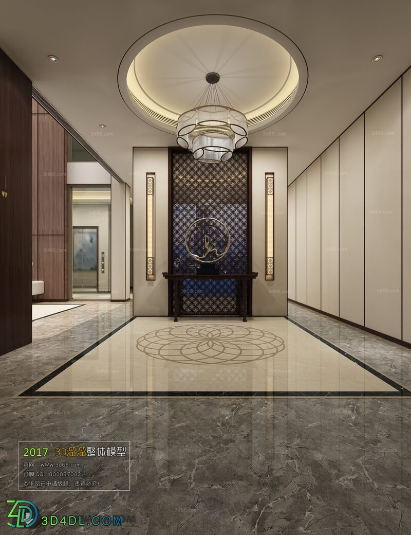 3D66 2017 Chinese Style Elevator Space 3730 053