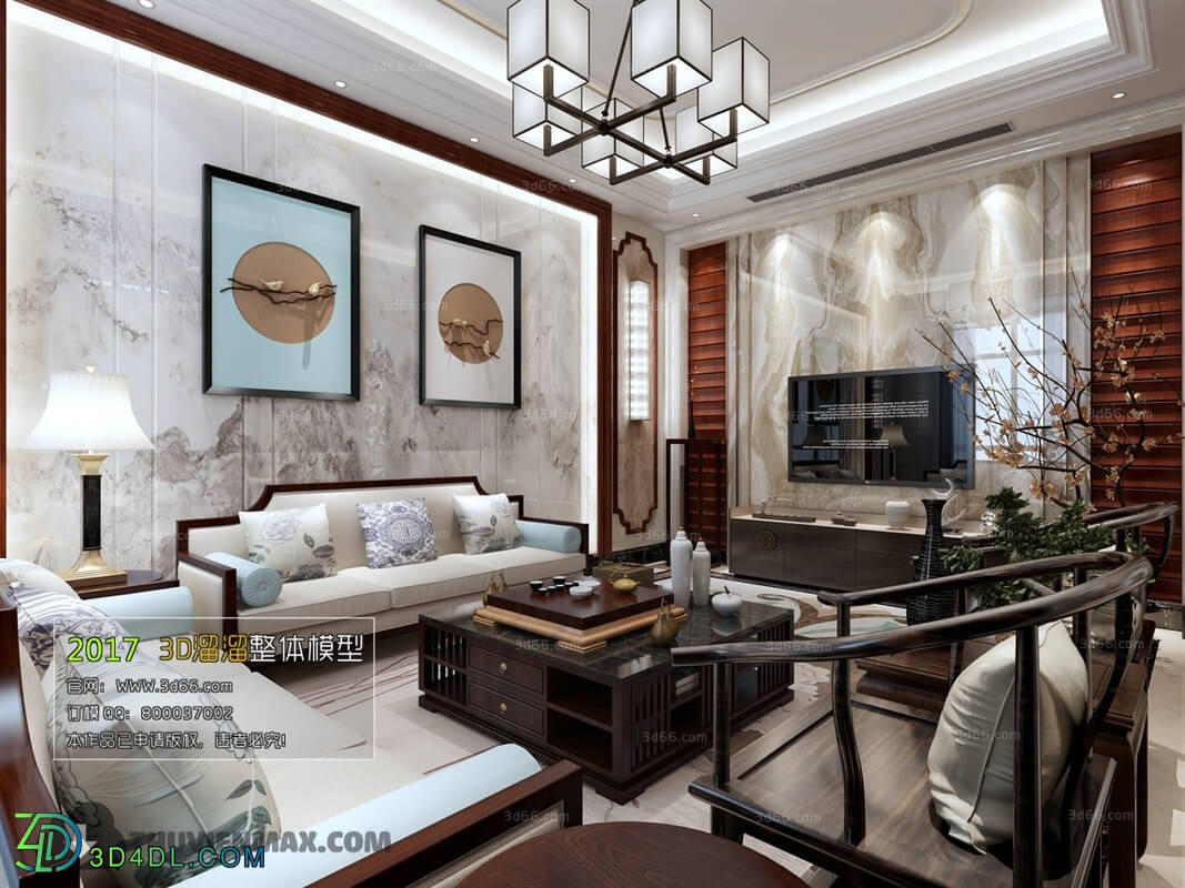 3D66 2017 Chinese Style Living Room 2223 172