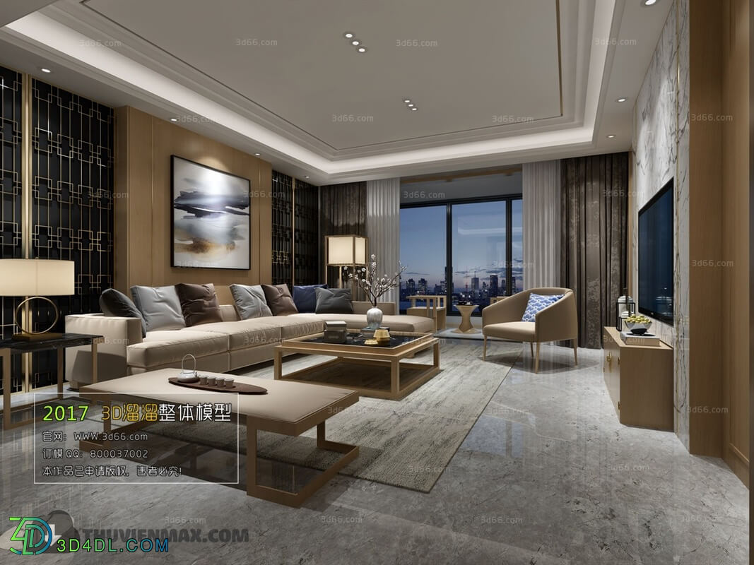 3D66 2017 Chinese Style Living Room 2226 175