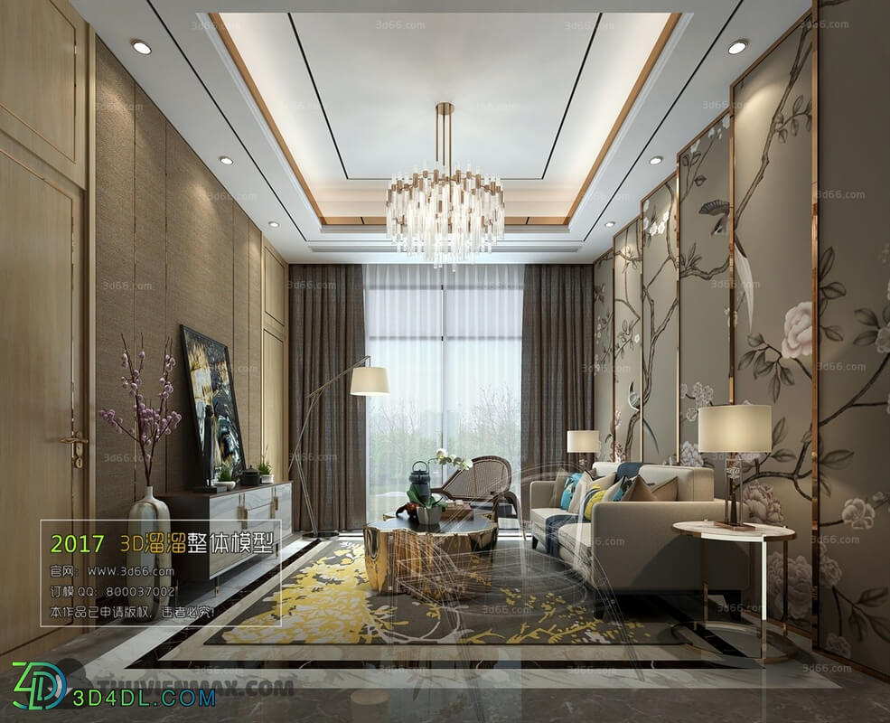 3D66 2017 Chinese Style Living Room 2229 178