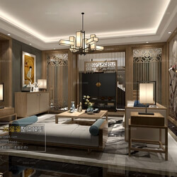 3D66 2017 Chinese Style Living Room 2230 179 