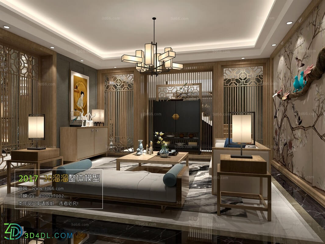 3D66 2017 Chinese Style Living Room 2230 179