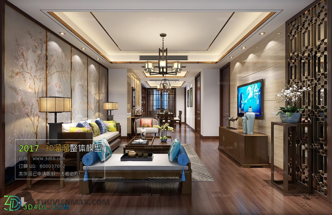 3D66 2017 Chinese Style Living Room 2238 187