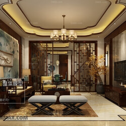 3D66 2017 Chinese Style Living Room 2243 192 