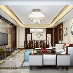 3D66 2017 Chinese Style Living Room 2244 193 