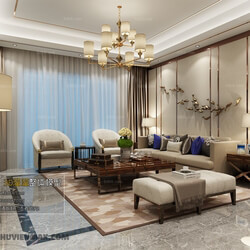 3D66 2017 Chinese Style Living Room 2255 204 