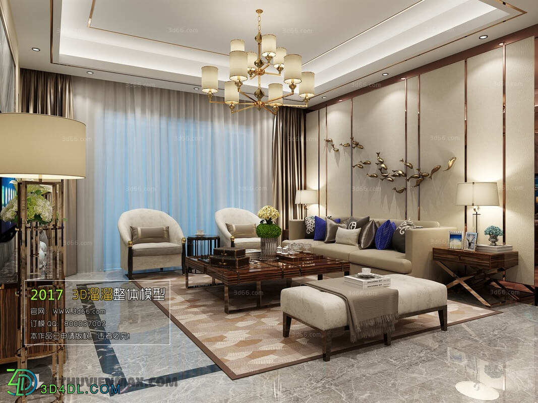 3D66 2017 Chinese Style Living Room 2255 204