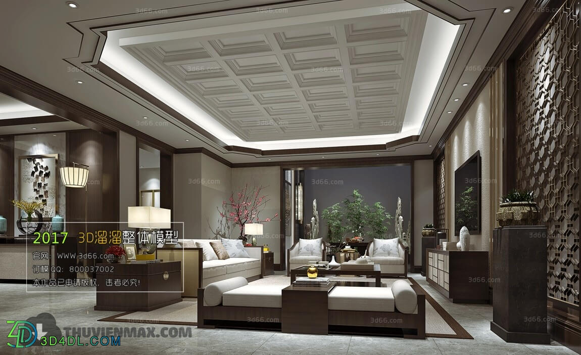 3D66 2017 Chinese Style Living Room 2264 213