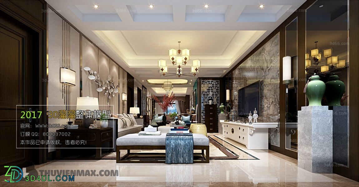 3D66 2017 Chinese Style Living Room 2272 221