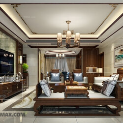 3D66 2017 Chinese Style Living Room 2280 229 