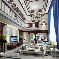3D66 2017 Chinese Style Living Room 2282 231 