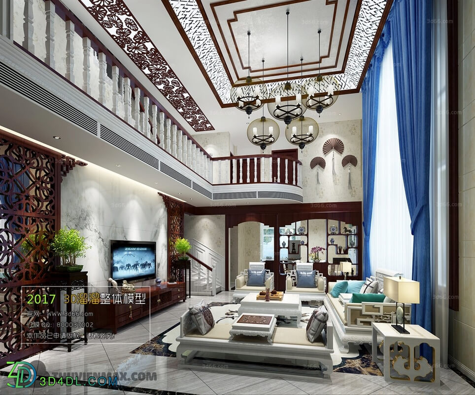 3D66 2017 Chinese Style Living Room 2282 231