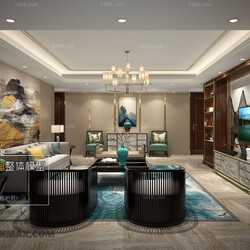 3D66 2017 Chinese Style Living Room 2284 233 
